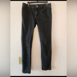 Banana Republic black low rise skinny jeans size 25
